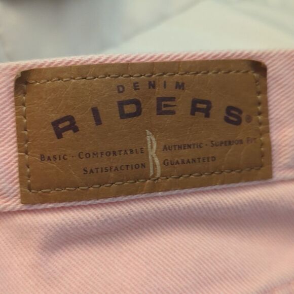 Lee Riders‎ women's pink denim jean shorts size 12 - Picture 8 of 9